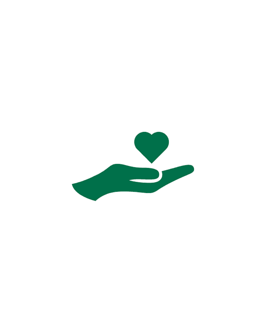 Hand with heart
